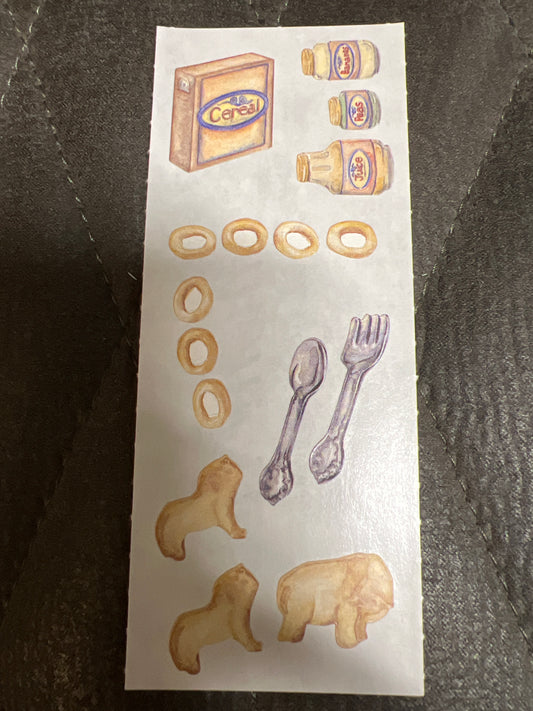 Creative Memories Stickers Girls/Boys First Years Cereal new