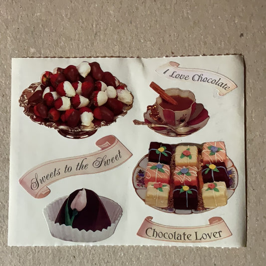Mrs. Grossman’s Large Stickers Chocolate 1/2 Sheet Valentine’s