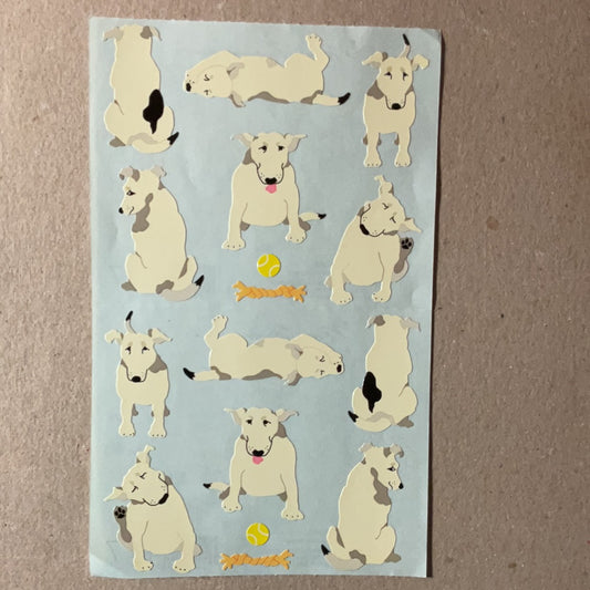 Mrs. Grossman’s Large Stickers Russel Dog