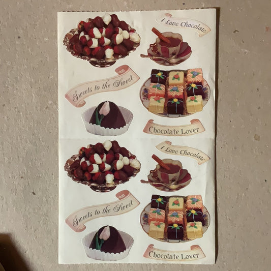 Mrs. Grossman’s Large Stickers Chocolate Valentine’s