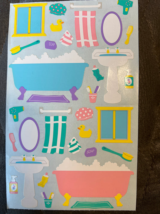 Mrs. Grossman’s Large Stickers Baby Bathtub new