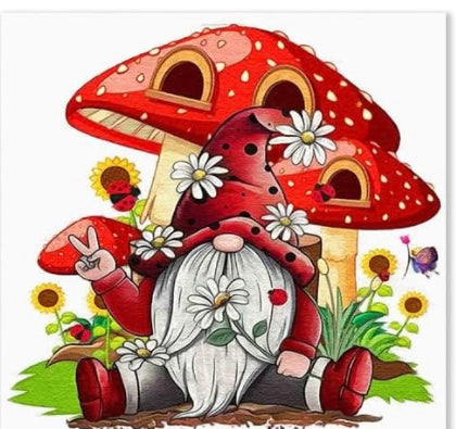 Diamond Painting Kits Mushrooms B7966 spring