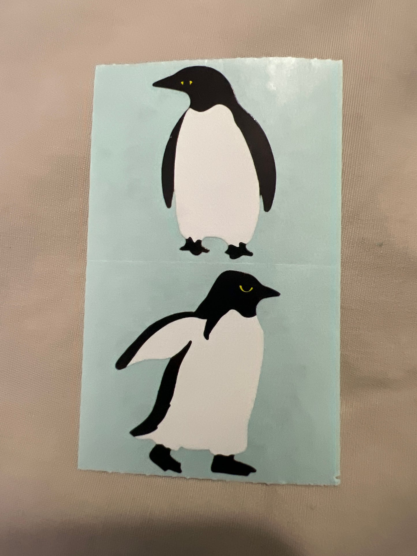 Mrs. Grossman’s Stickers Birds Penguins 1/2 sheet new
