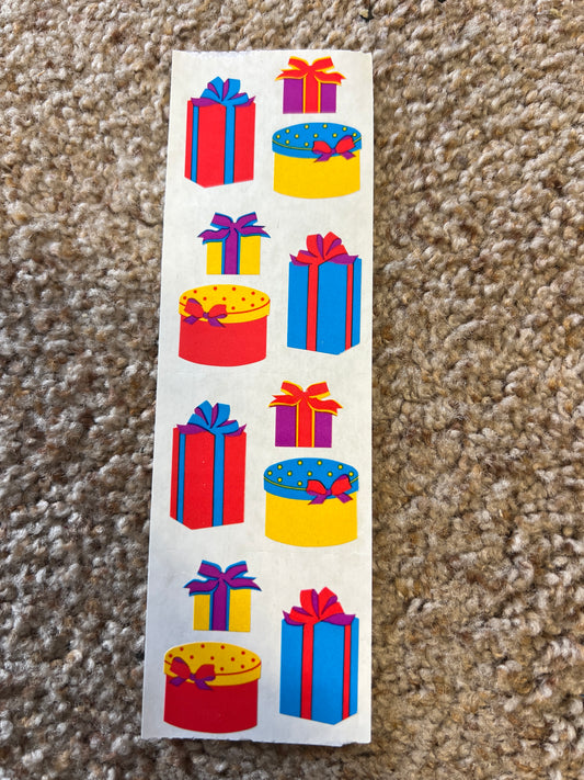 X Mrs. Grossman’s Stickers Birthday Presents New