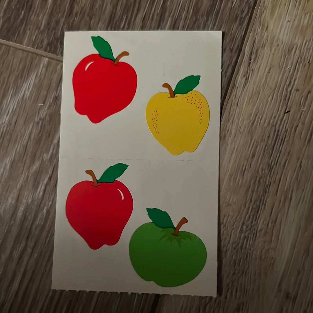 Mrs. Grossman’s Stickers Small Apples 1/2 sheet
