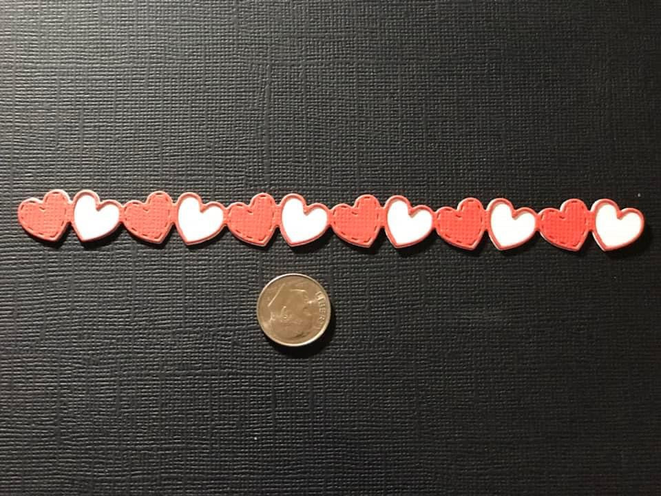 Heart Border Die Cuts Valentine’s