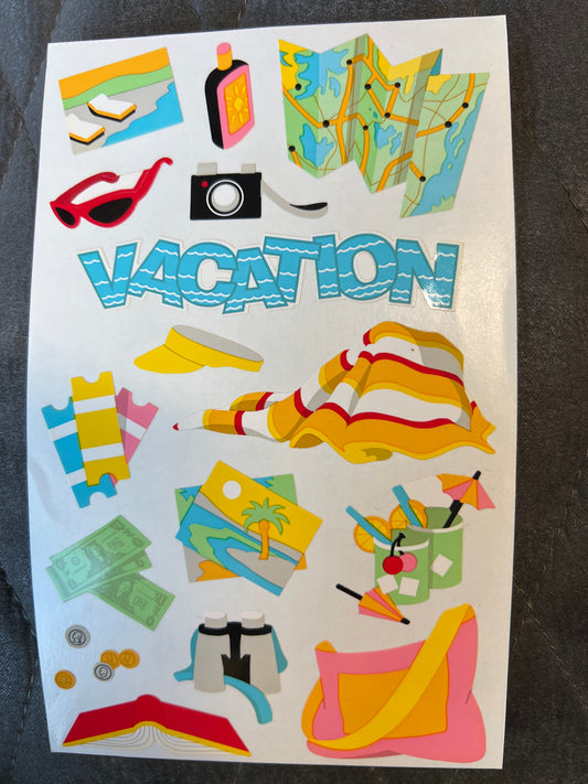 Mrs. Grossman’s Large Stickers Vacation New