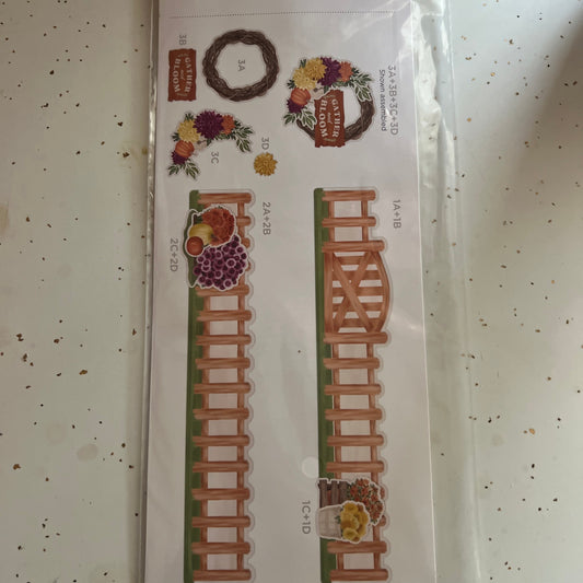 Creative Memories Croptoberfest Border & Title Embellishment New