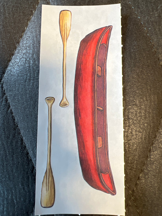 Creative Memories Stickers Wilderness Canoe new