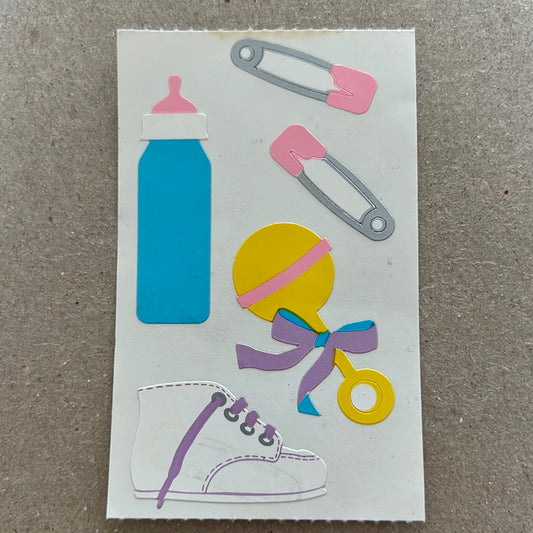 Mrs. Grossman’s Stickers Baby Shoe 1/2 Sheet