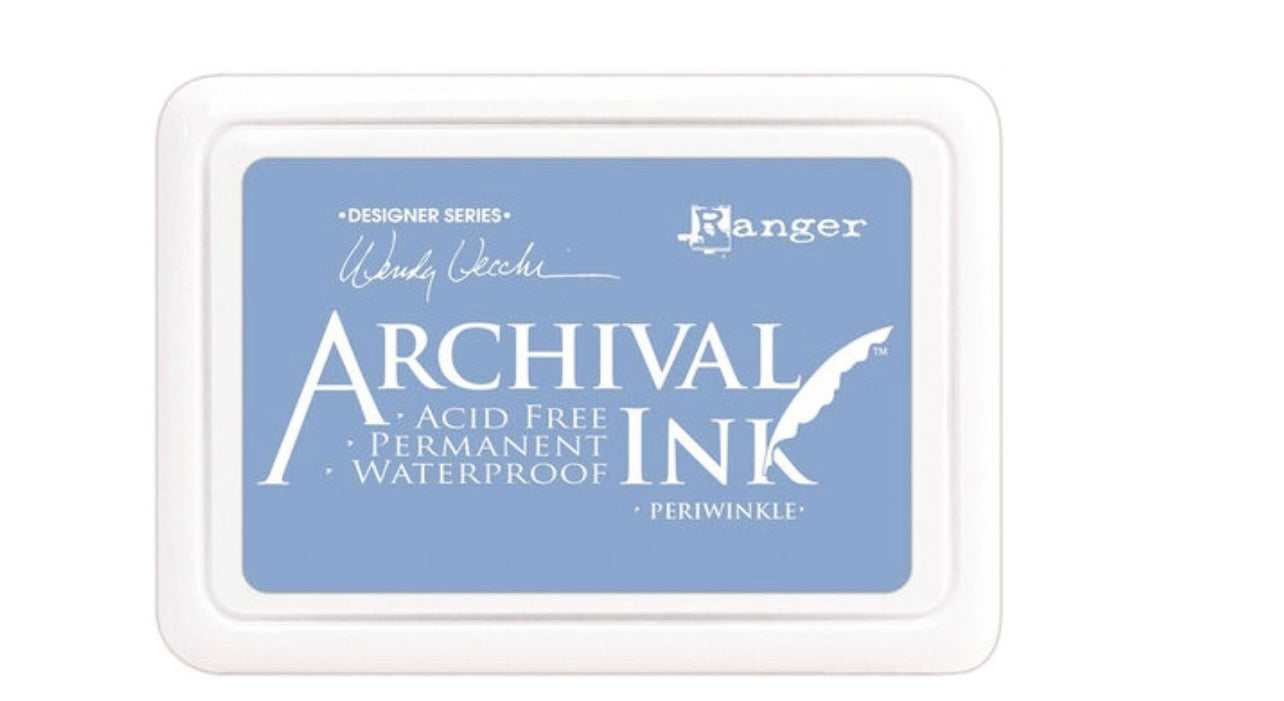 Archival Ink Pads Periwinkle cardmaking