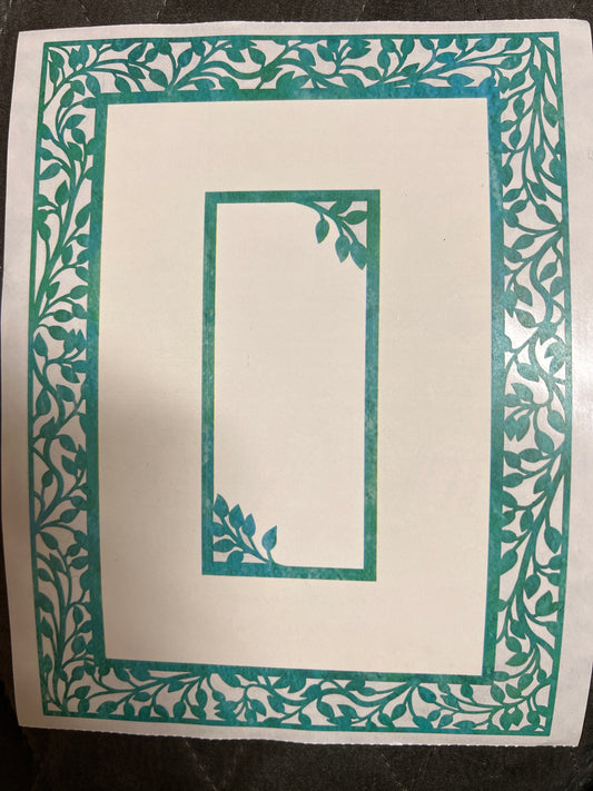 Mrs. Grossman’s Extra Extravagant Stickers Verdigris Frame New
