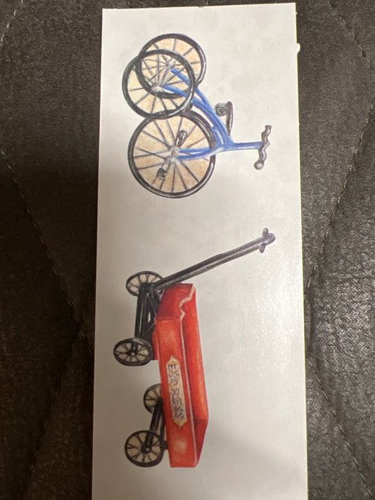 Creative Memories Stickers Heritage Bike, Wagon new