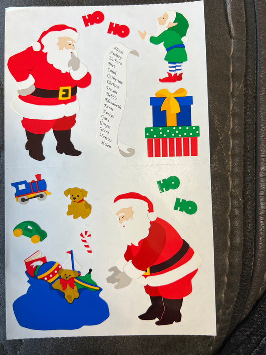Mrs. Grossman’s Large Stickers Christmas Santa New