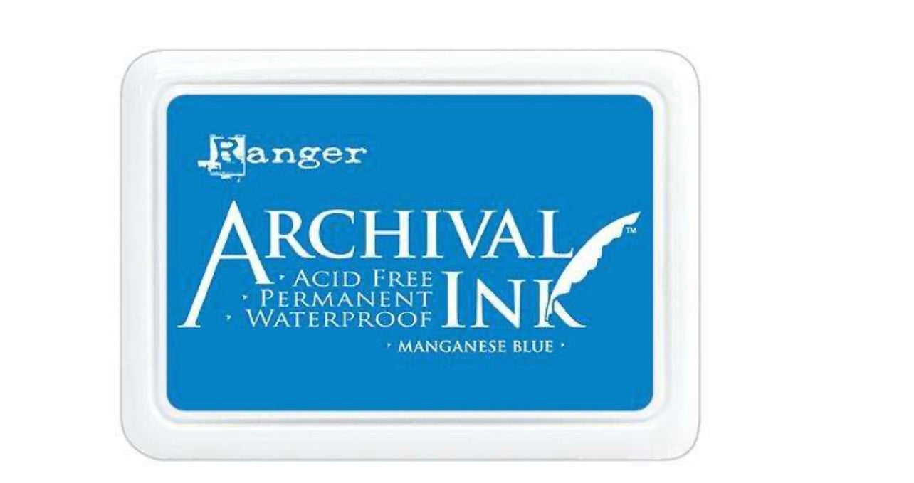 Archival Ink Pads Manganese Blue cardmaking