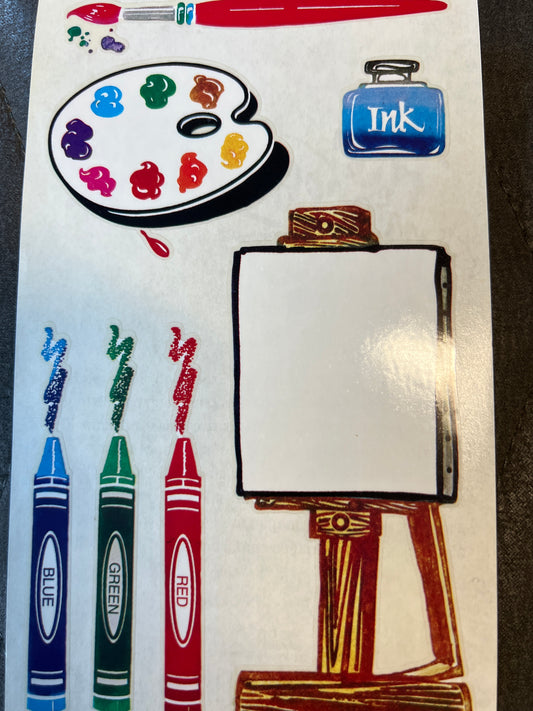 Mrs. Grossman’s Large Stickers Posh Art Supplies New