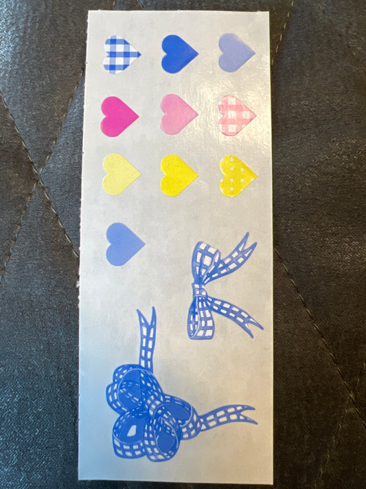 Creative Memories Stickers Oregon First Years Hearts & Bows new