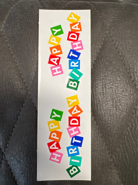 Mrs. Grossman’s Stickers Birthday Happy Birthday New