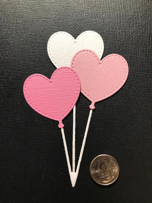 Heart Balloons Die Cuts Valentine’s