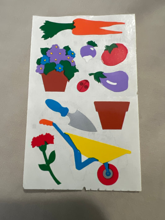Mrs. Grossman’s Stickers Gardening 1/2 Sheets new