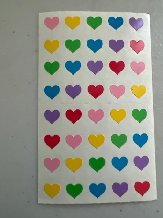 Mrs. Grossman’s Stickers Hearts Micro 1/2 Sheet Valentine’s