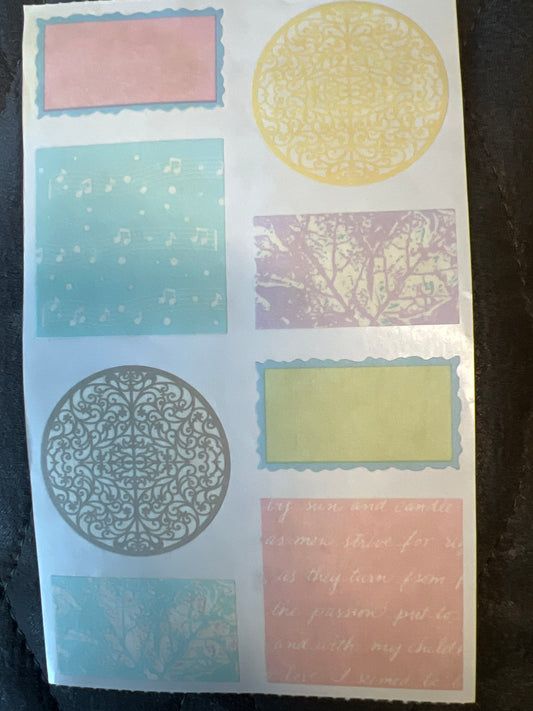 Mrs. Grossman’s Large Stickers Vellum Medallions New