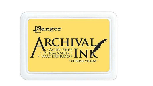 New! Archival Ink Pads Chrome yellow cardmaking