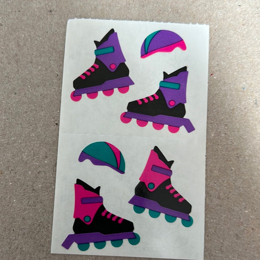 Mrs. Grossman’s Stickers Toys Roller Blades 1/2 Sheet