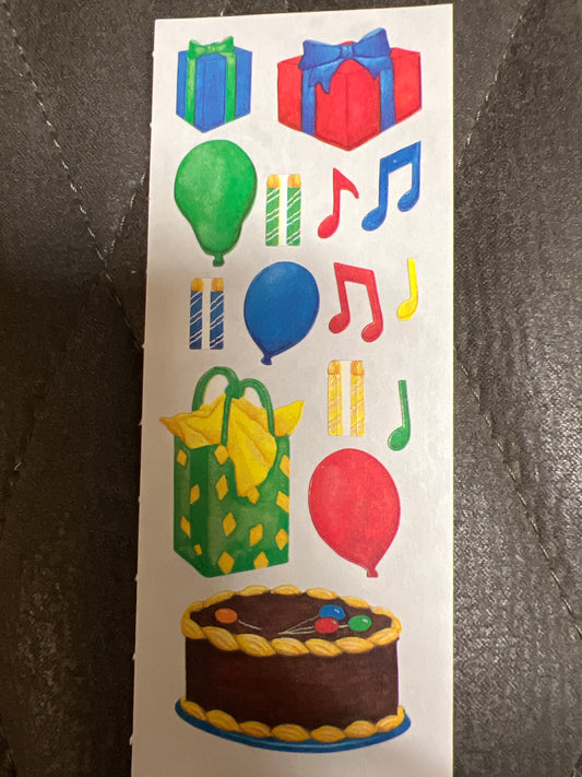 Creative Memories Stickers Happenings Birthday new
