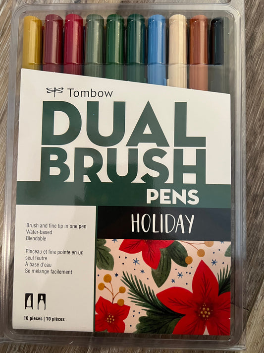 Tombow Dual Brush Markers Pastel Pallette Set of 10