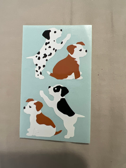Mrs. Grossman’s Stickers Pets Puppies 1/2 sheet new