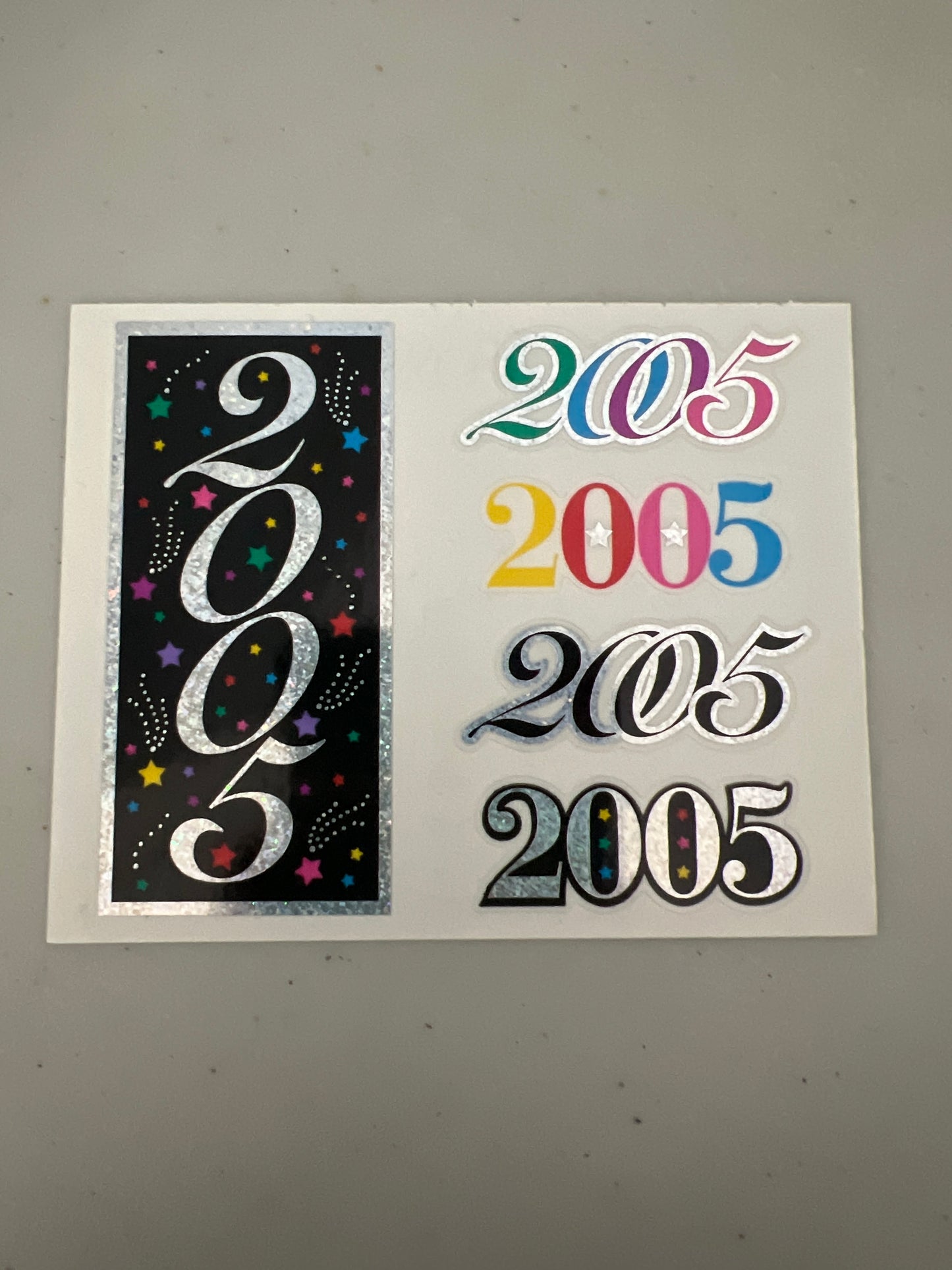 Mrs. Grossman’s Large Stickers 2005 New 1/2 Sheet