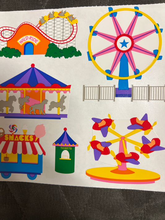 Mrs. Grossman’s Extravagant Stickers Carnival Rides New