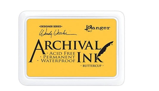 New! Archival Ink Pads Buttercup cardmaking