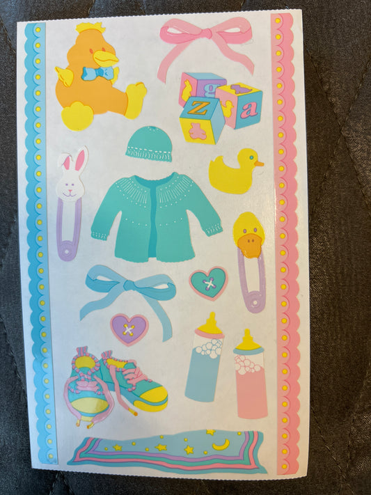 Mrs. Grossman’s Large Stickers Baby Baby’s Things New