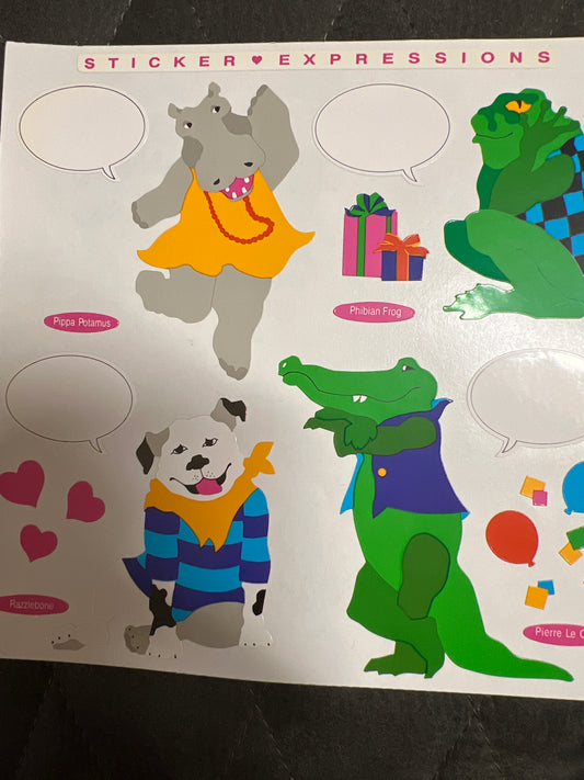 Mrs. Grossman’s Extravagant Stickers Birthday Creatures New