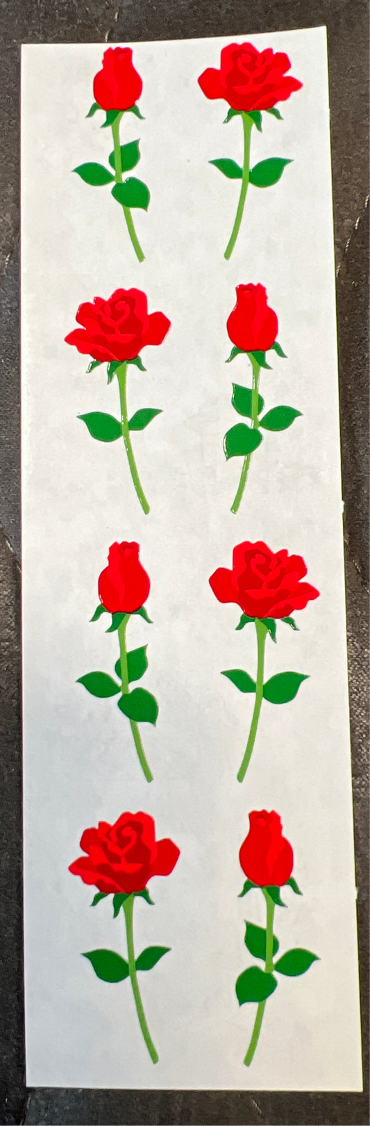 Mrs. Grossman’s Stickers Flowers Red Roses New
