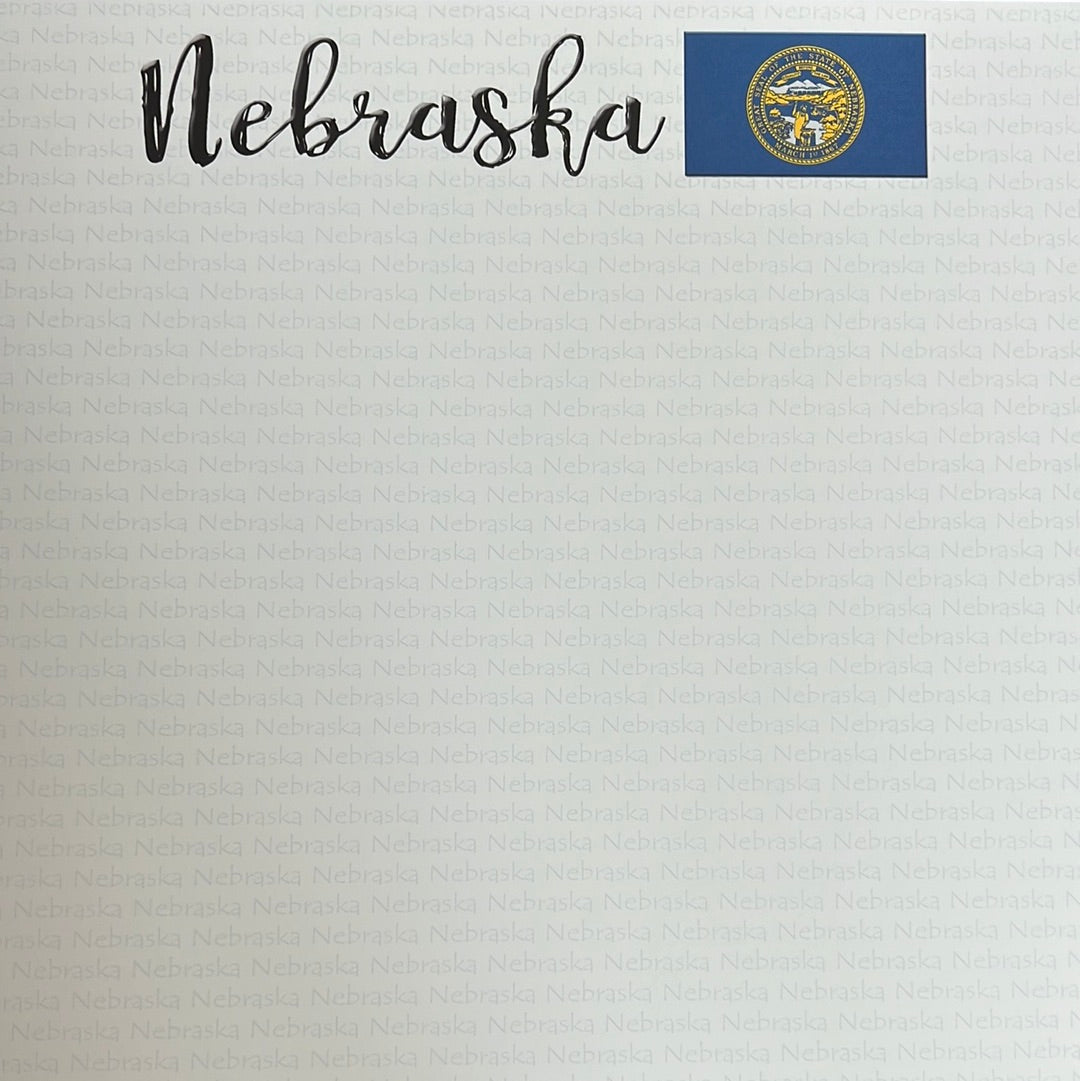 Cardstock Paper Nebraska United States Sale!