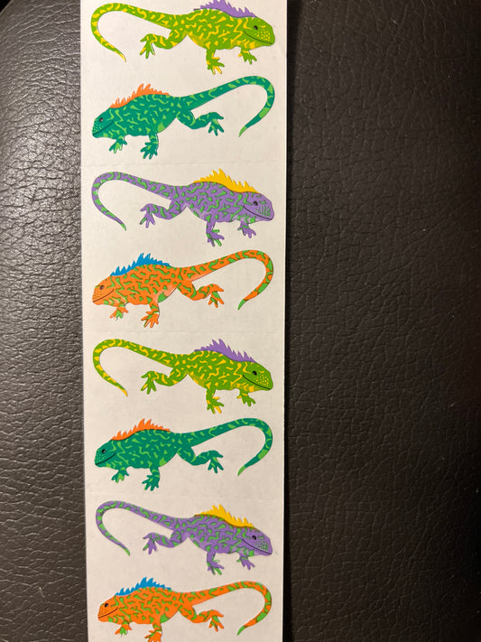 Mrs. Grossman’s Stickers Iguanas New