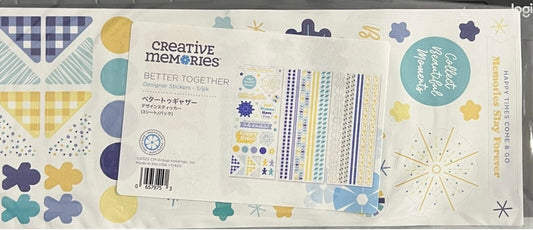 Creative Memories Better Together Stickers New