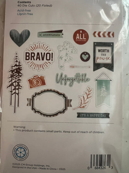 Creative Memories Copper Canyon 2 Embellishments New