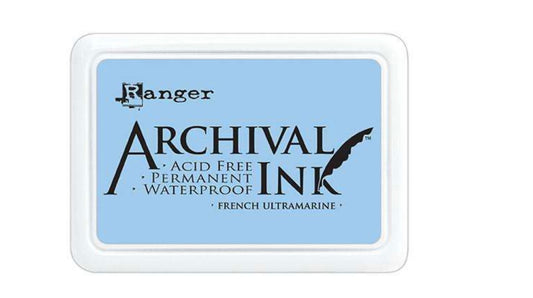 Archival Ink Pads French Ultramarine cardmaking