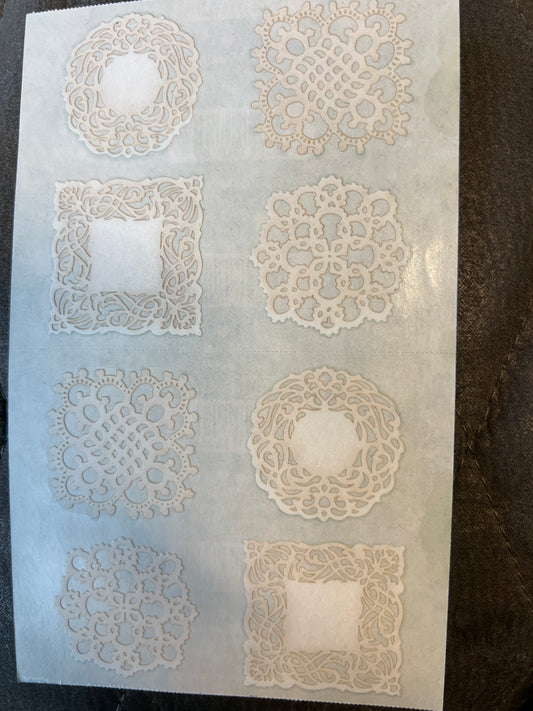 Mrs. Grossman’s Large Stickers Lace Medallions New