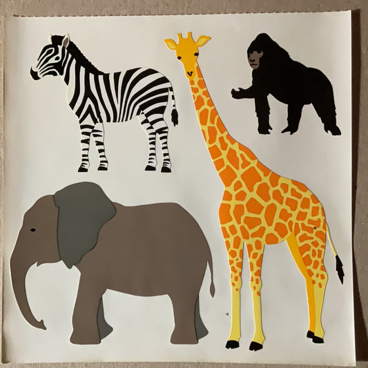 Mrs. Grossman’s Extravagant Stickers Zoo Animals