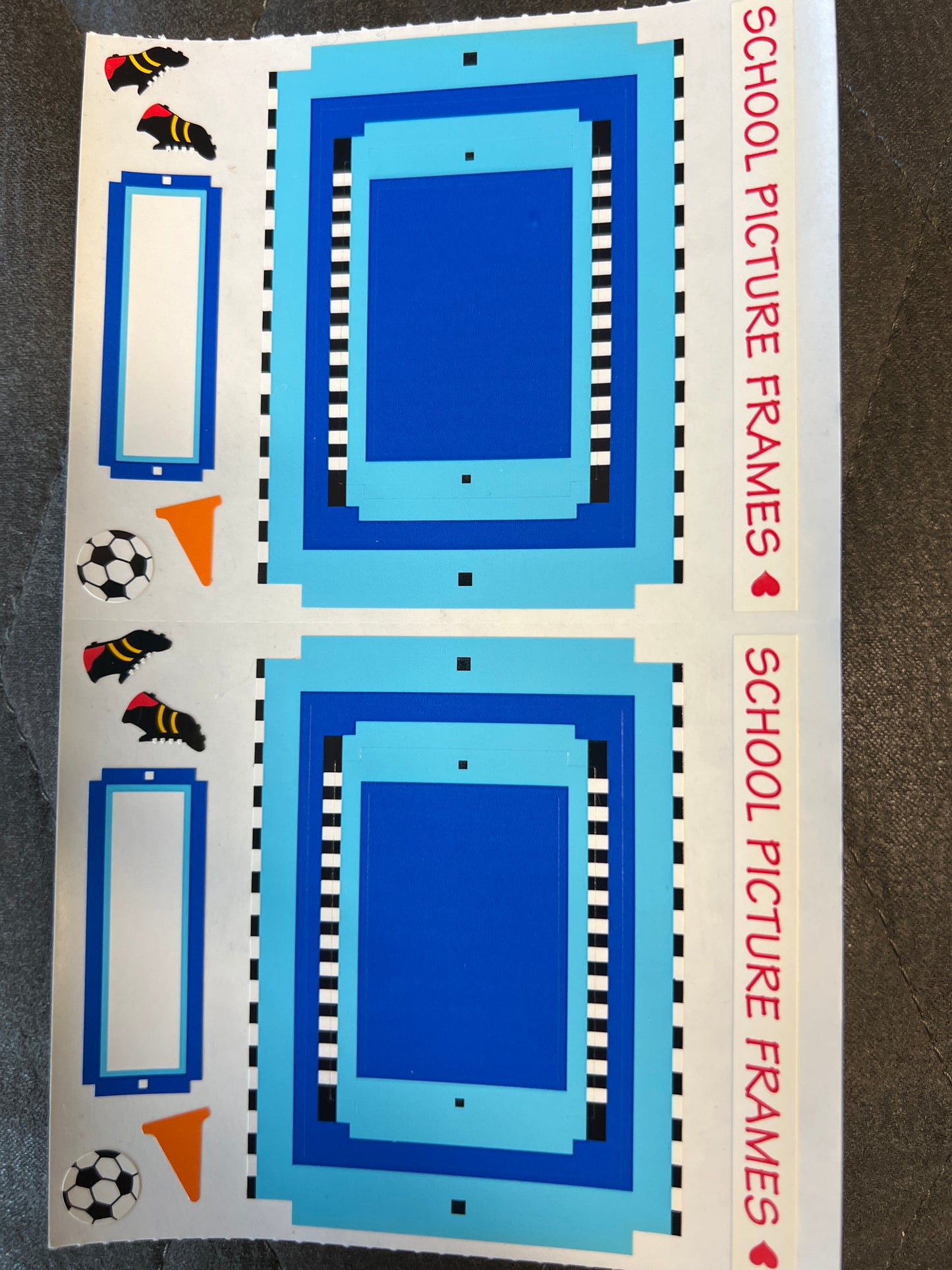 Mrs. Grossman’s Large Stickers Frame Soccer New