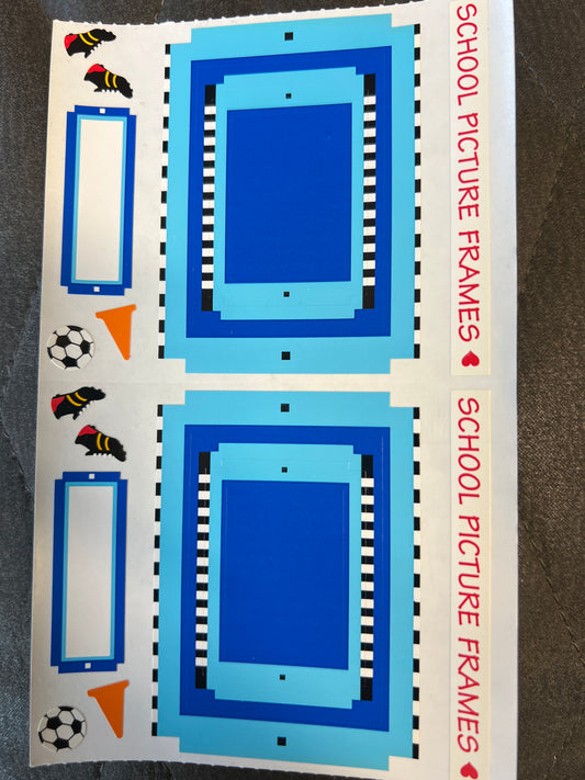 Mrs. Grossman’s Large Stickers Frame Soccer New