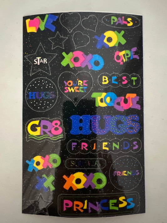 Mrs. Grossman’s Large Stickers Glitter Gab New
