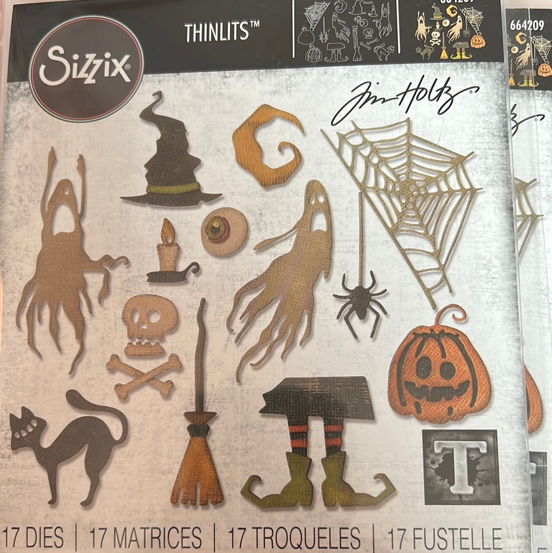 Sizzix Thinlets Frightful Things Halloween