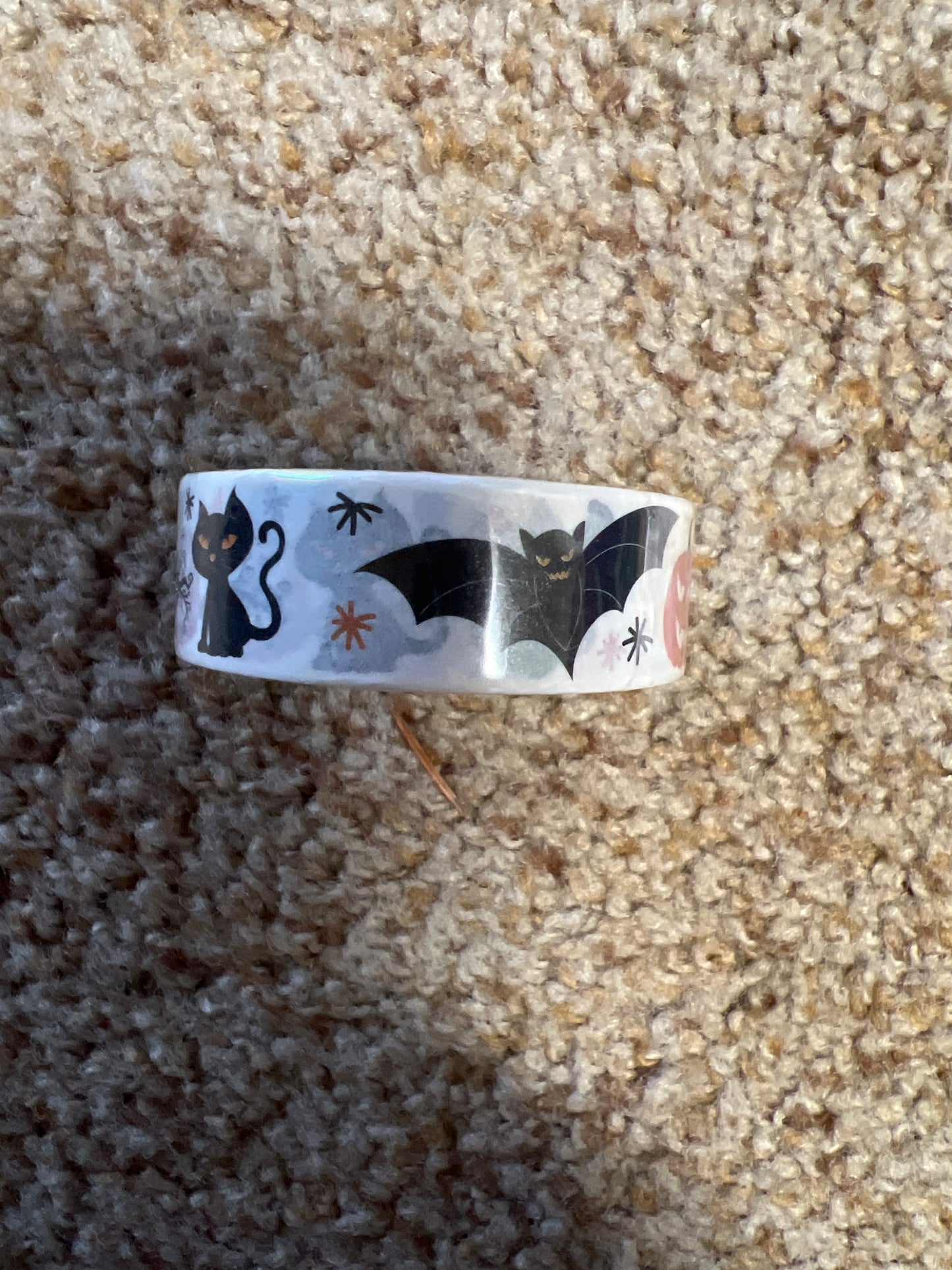 X Black Cat, Jack o Lantern, bats, Poison, Skulls Washi Tape Embellishments Halloween Clearance