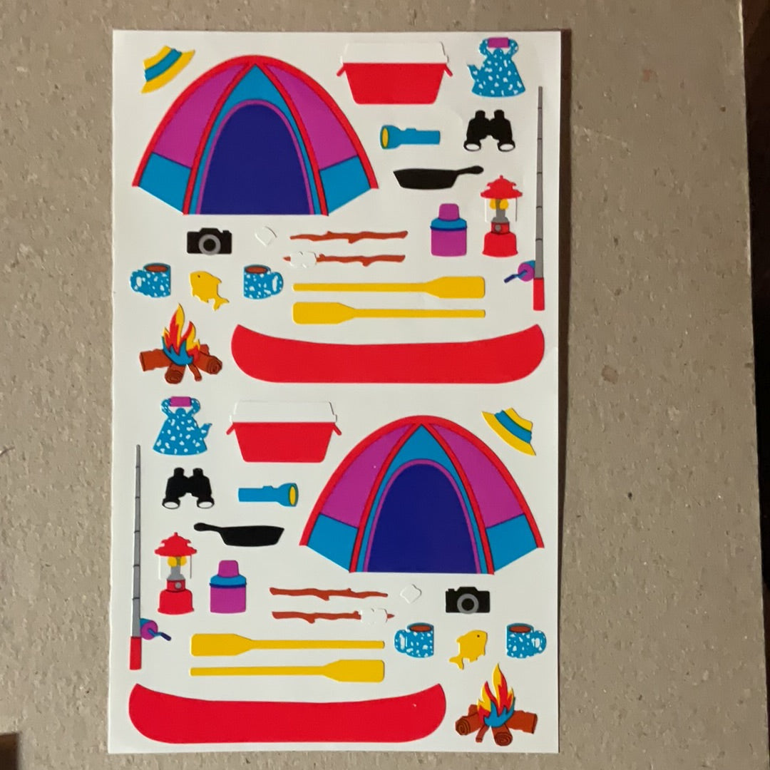 Mrs. Grossman’s Large Stickers Camping